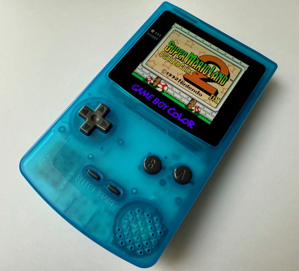 Gameboy Color (transparent blå)